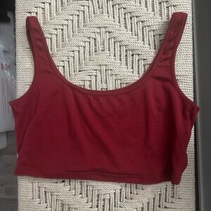 cropped tank top